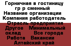 Горничная в гостиницу-гр/р сменный › Название организации ­ Компания-работодатель › Отрасль предприятия ­ Другое › Минимальный оклад ­ 1 - Все города Работа » Вакансии   . Алтайский край,Славгород г.